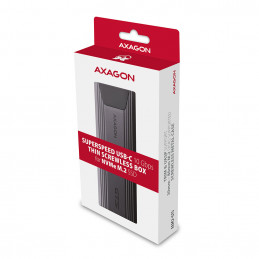 Axagon EEM2-GTS tallennusaseman kotelo SSD-kotelo Harmaa M.2