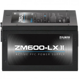 Zalman ZM600-LXII virtalähdeyksikkö 600 W 20+4 pin ATX ATX Musta