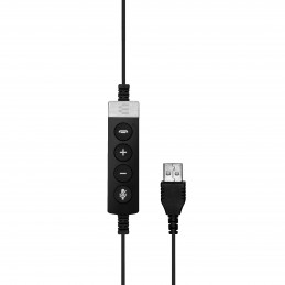 EPOS | SENNHEISER IMPACT SC 660 USB ML Kuulokkeet Langallinen Pääpanta Puhelut Musiikki USB A-tyyppi Musta, Hopea