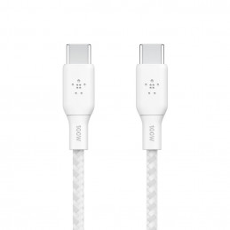 Belkin CAB014bt3MWH USB-kaapeli 3 m USB 2.0 USB C Valkoinen