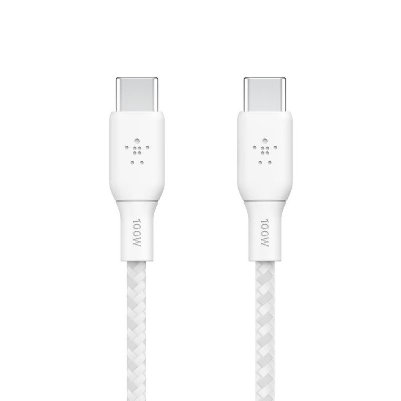 Belkin CAB014bt3MWH USB-kaapeli 3 m USB 2.0 USB C Valkoinen