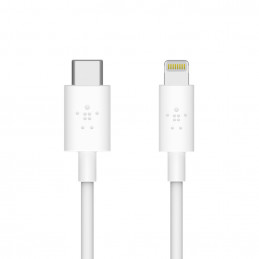 Belkin F8J239BT04-WHT USB-kaapeli 1,2 m USB C Valkoinen