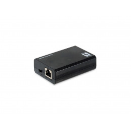 LevelOne POS-5000 verkkohaaroitin Musta Power over Ethernet -tuki