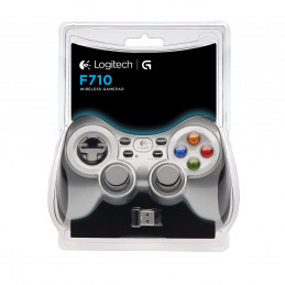 Logitech G F710 Musta, Hopea RF Pad-ohjain Analoginen Digitaalinen PC