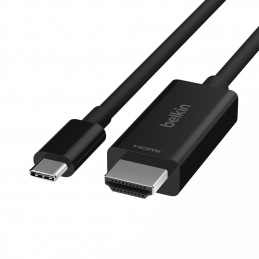 Belkin AVC012bt2MBK 2 m USB Type-C HDMI Musta