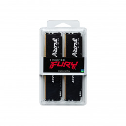 Kingston Technology FURY Beast Black XMP muistimoduuli 64 GB 4 x 16 GB DDR5 5200 MHz