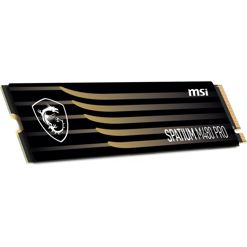 MSI SPATIUM M480 PRO PCIe 4.0 NVMe M.2 1TB PCI Express 4.0 3D NAND