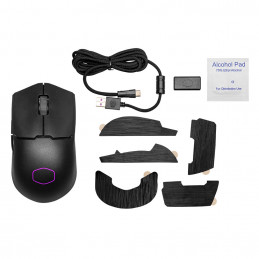 Cooler Master Peripherals MM712 hiiri Molempikätinen RF Wireless + Bluetooth + USB Type-A Optinen 19000 DPI