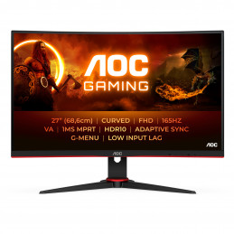 AOC G2 C27G2E BK tietokoneen litteä näyttö 68,6 cm (27") 1920 x 1080 pikseliä Musta, Punainen