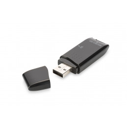 Digitus DA-70310-3 kortinlukija USB 2.0 Musta