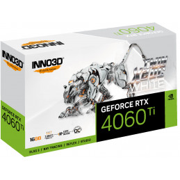 Inno3D N406T2-16D6X-178055W näytönohjain NVIDIA GeForce RTX 4060 Ti 16 GB GDDR6
