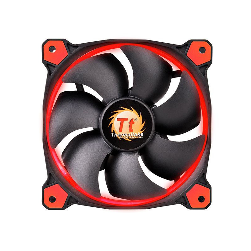 Thermaltake Riing 14 Tietokonekotelo Tuuletin 14 cm Musta, Punainen