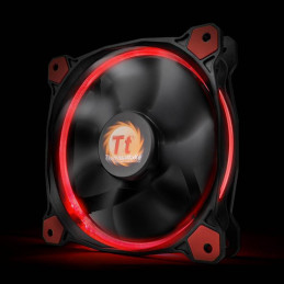 Thermaltake Riing 14 Tietokonekotelo Tuuletin 14 cm Musta, Punainen