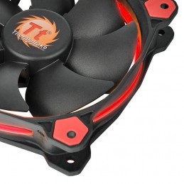 Thermaltake Riing 14 Tietokonekotelo Tuuletin 14 cm Musta, Punainen