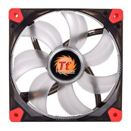 Thermaltake Luna 12 LED White Tietokonekotelo Tuuletin 12 cm Musta, Punainen, Läpinäkyvä