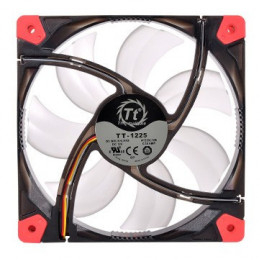 Thermaltake Luna 12 LED White Tietokonekotelo Tuuletin 12 cm Musta, Punainen, Läpinäkyvä