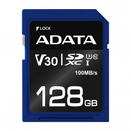 ADATA ASDX128GUI3V30S-R muistikortti 128 GB SDXC UHS-I Luokka 10