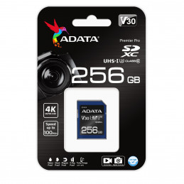 ADATA ASDX256GUI3V30S-R muistikortti 256 GB SDXC UHS-I Luokka 10