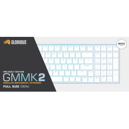 Glorious PC Gaming Race GMMK 2 näppäimistö USB Pohjoismainen Valkoinen
