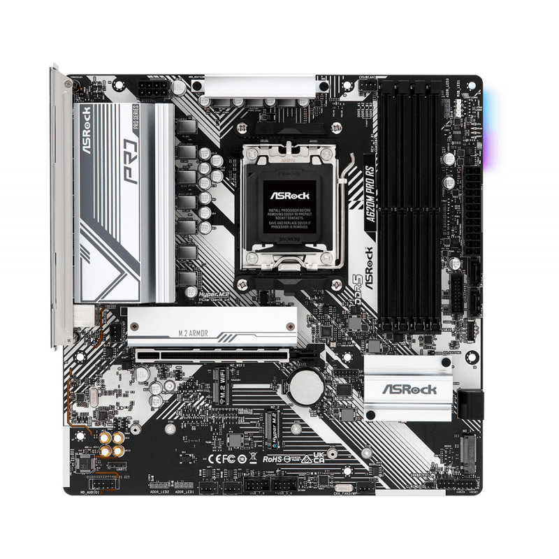 Asrock A620M Pro RS AMD A620 Pistoke AM5 mikro ATX