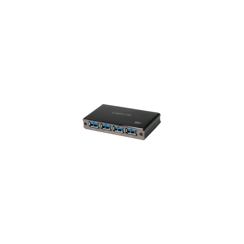 LogiLink UA0282 keskitin USB 3.2 Gen 1 (3.1 Gen 1) Micro-B 5000 Mbit s Musta