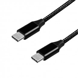 LogiLink CU0153 USB-kaapeli 0,3 m USB 2.0 USB C Musta