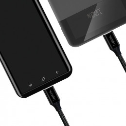 LogiLink CU0153 USB-kaapeli 0,3 m USB 2.0 USB C Musta