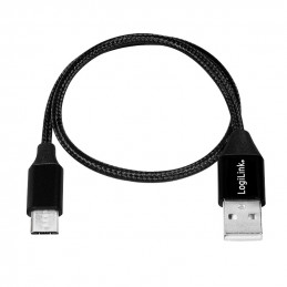 LogiLink CU0144 USB-kaapeli 1 m USB 2.0 USB A Micro-USB B Musta