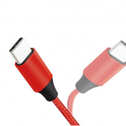 LogiLink CU0156 USB-kaapeli 1 m USB 2.0 USB C Punainen