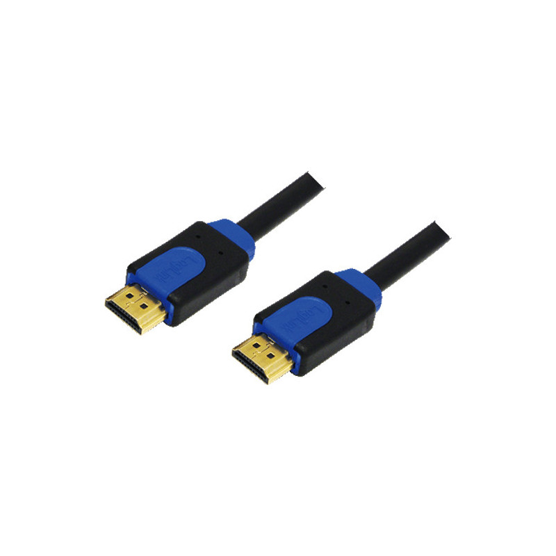 LogiLink CHB1103 HDMI-kaapeli 3 m HDMI-tyyppi A (vakio) Musta, Sininen