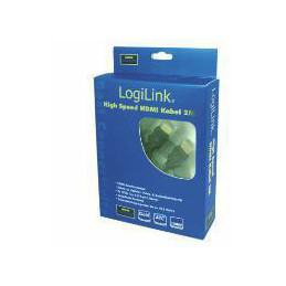 LogiLink HDMI, 15m HDMI-kaapeli HDMI-tyyppi A (vakio) Musta