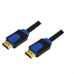 LogiLink CHB1110 HDMI-kaapeli 10 m HDMI-tyyppi A (vakio) Musta, Sininen