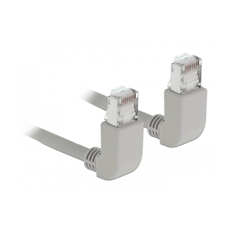 DeLOCK 83513 verkkokaapeli Harmaa 0,5 m Cat6a S FTP (S-STP)