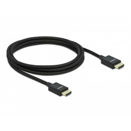 DeLOCK 85385 HDMI-kaapeli 2 m HDMI-tyyppi A (vakio) Musta
