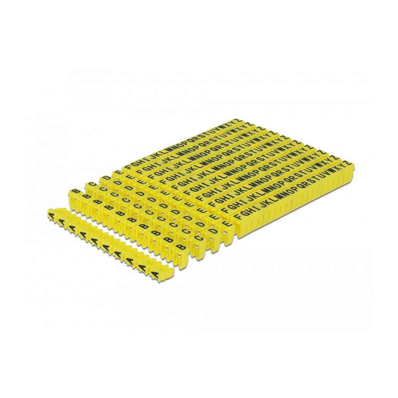 DeLOCK 18303 vaijerikiinnike Keltainen 260 kpl