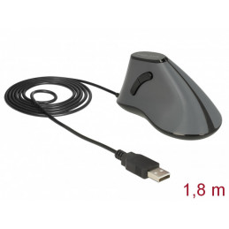 DeLOCK 12527 hiiri Oikeakätinen USB A-tyyppi Optinen 800 DPI