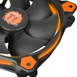 Thermaltake Riing 14 Tietokonekotelo Tuuletin 14 cm Musta, Oranssi