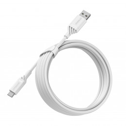 OtterBox Cable Mid-Tier USB-kaapeli 3 m USB 2.0 USB C USB A Valkoinen