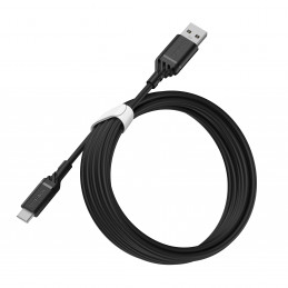 OtterBox Cable Mid-Tier USB-kaapeli 3 m USB 2.0 USB C USB A Musta