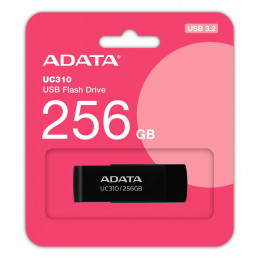 ADATA UC310 USB-muisti 256 GB USB A-tyyppi 3.2 Gen 1 (3.1 Gen 1) Musta