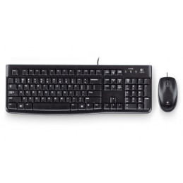 Logitech Desktop MK120 näppäimistö Sisältää hiiren USB Heprea Musta