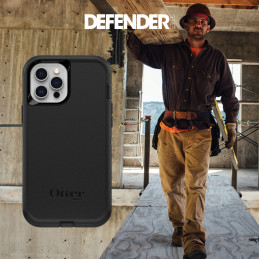 OtterBox Defender matkapuhelimen suojakotelo 15,5 cm (6.1") Suojus Musta