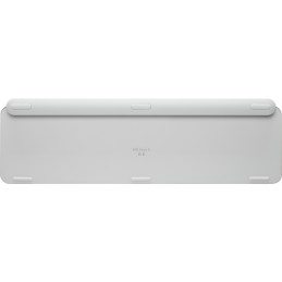 Logitech MX Keys S näppäimistö RF Wireless + Bluetooth QWERTY Tanska, Suomi, Norjalainen, Ruotsi Alumiini, Valkoinen