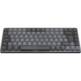 Logitech MX Mini Mechanical for Mac näppäimistö Bluetooth QWERTY Englanti (UK) Grafiitti, Harmaa