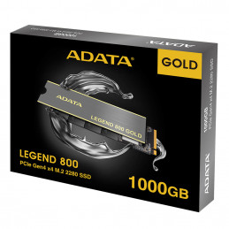 ADATA LEGEND 800 SLEG-800G-1000GCS-S38 SSD-massamuisti M.2 1 TB PCI Express 4.0 3D NAND