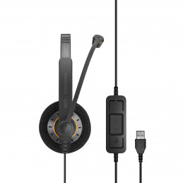 EPOS | SENNHEISER IMPACT SC 30 USB ML Kuulokkeet Langallinen Pääpanta Puhelut Musiikki USB A-tyyppi Musta