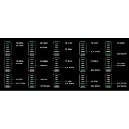 Ugreen Nexode Universaali Musta, Harmaa AC Pikalataus Sisätila