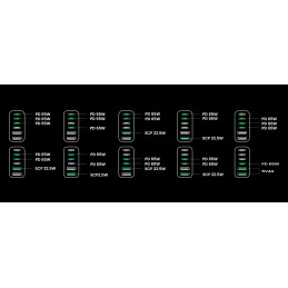 Ugreen Nexode Universaali Musta, Harmaa AC Pikalataus Sisätila