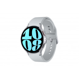 Samsung Galaxy Watch6 Watch6 3,81 cm (1.5") Super AMOLED 44 mm Digitaalinen 480 x 480 pikseliä Kosketusnäyttö Hopea Wi-Fi GPS
