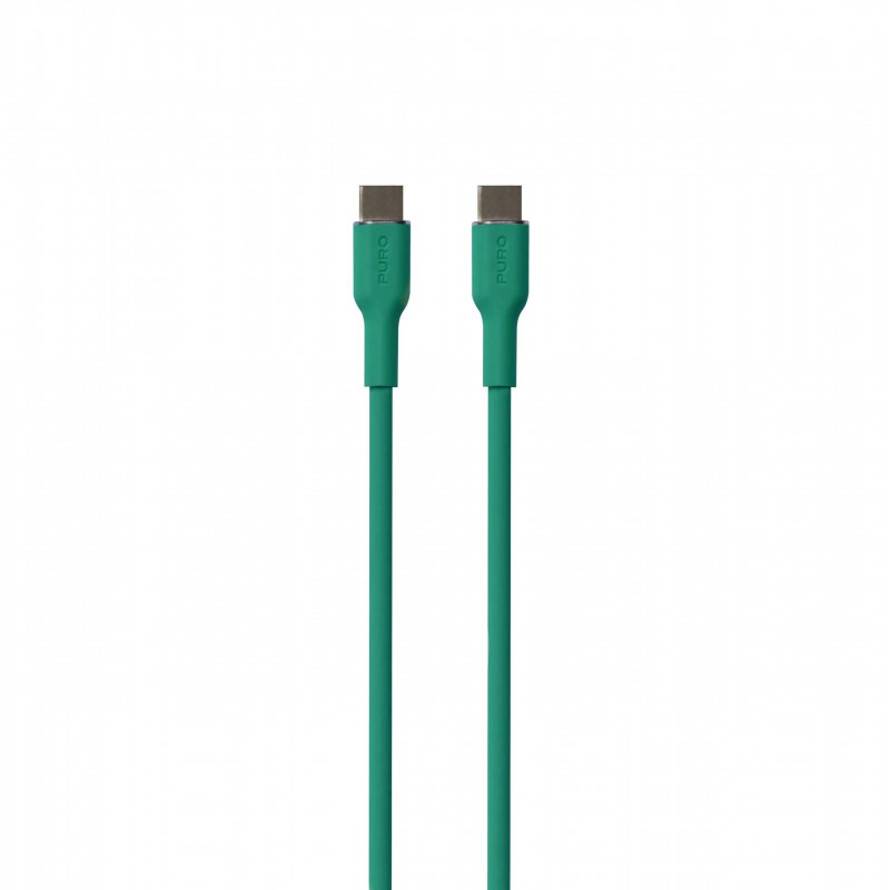 PURO PUUSBCUSBCICONDKGRN USB-kaapeli 1,5 m USB 3.2 Gen 1 (3.1 Gen 1) USB C Vihreä